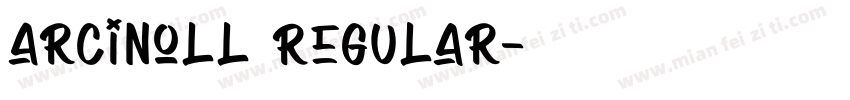 Arcinoll Regular字体转换